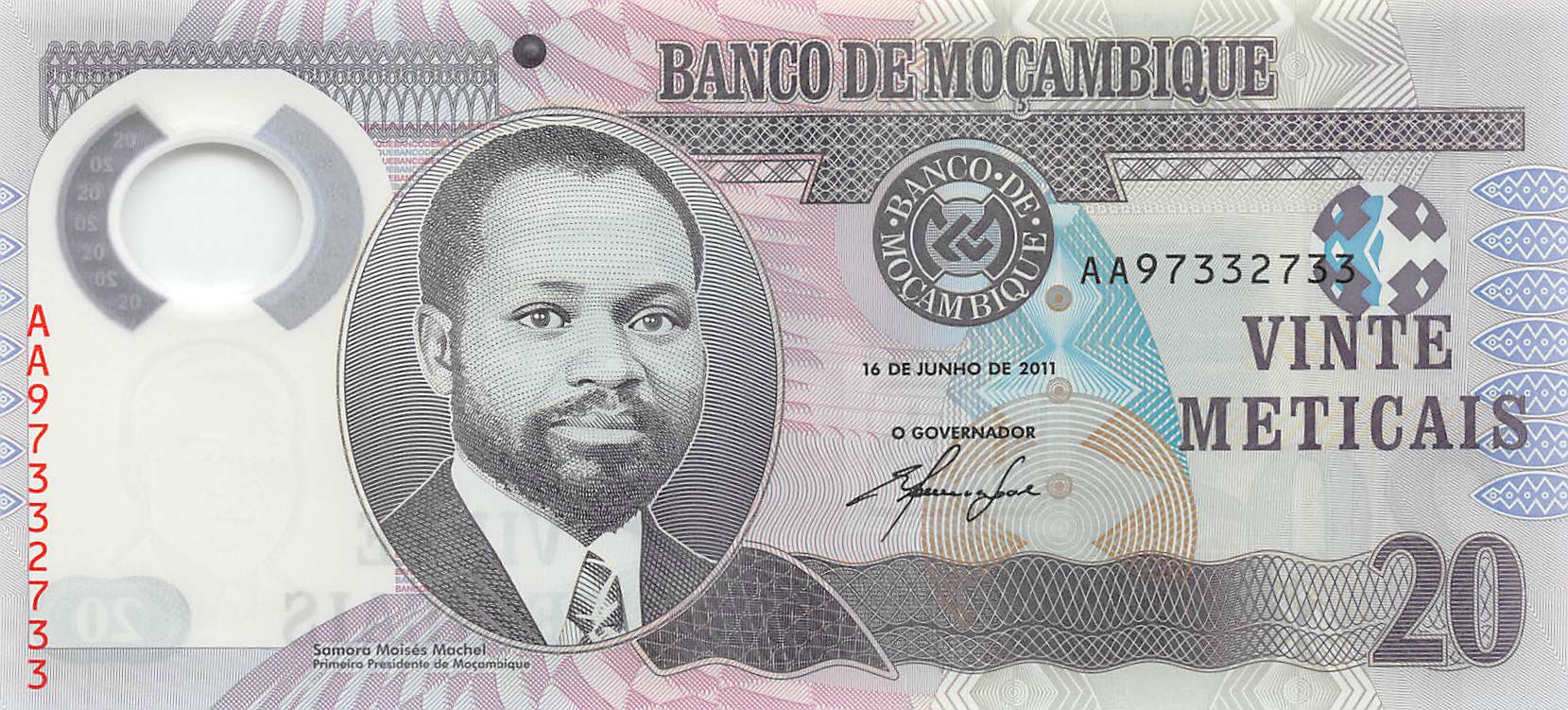 Mozambique Meticais Unc Polymer