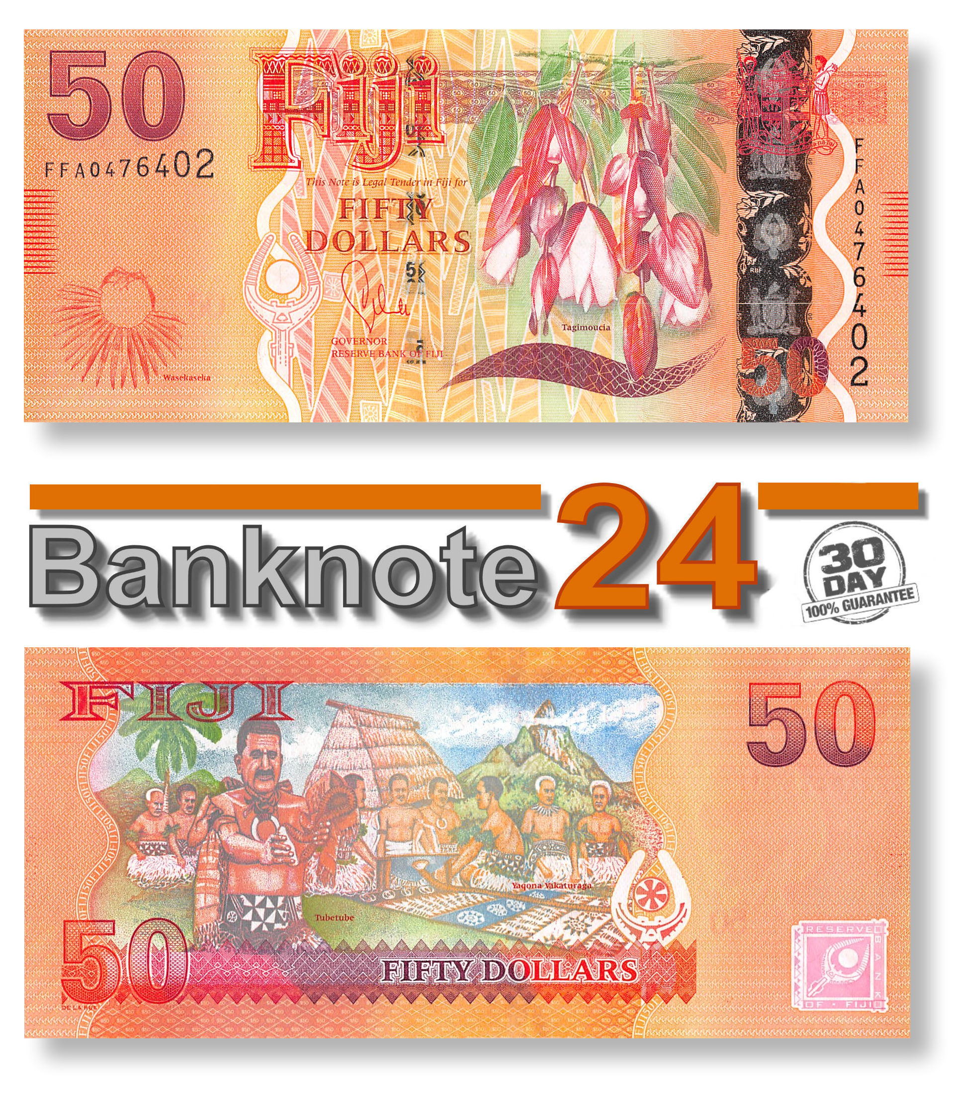 Fiji 50 Dollars - Foreign Currency