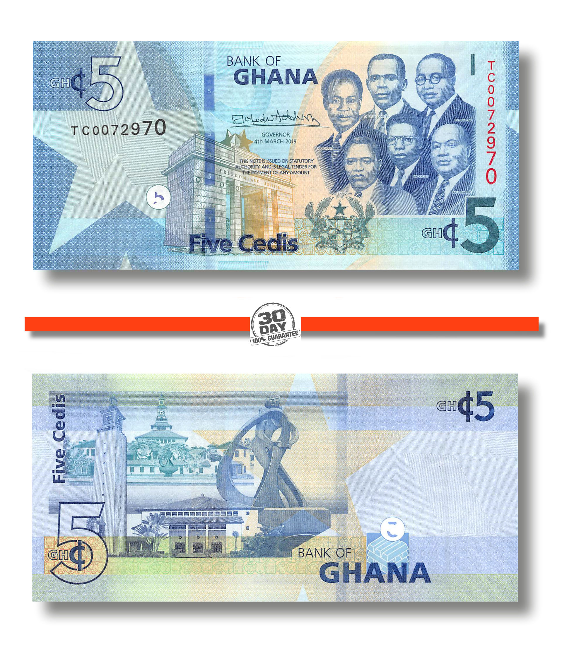 ghana-5-cedis-2019-unc