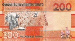 Gambia 200 Dalasis 2019 Unc